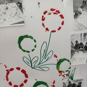 Отискивањем флаше правили смо свеће (6)